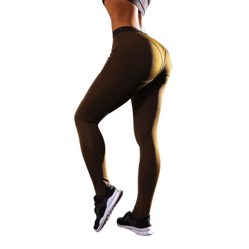 Super sexy high waist solid blank seamless slimming shape long pants women sports